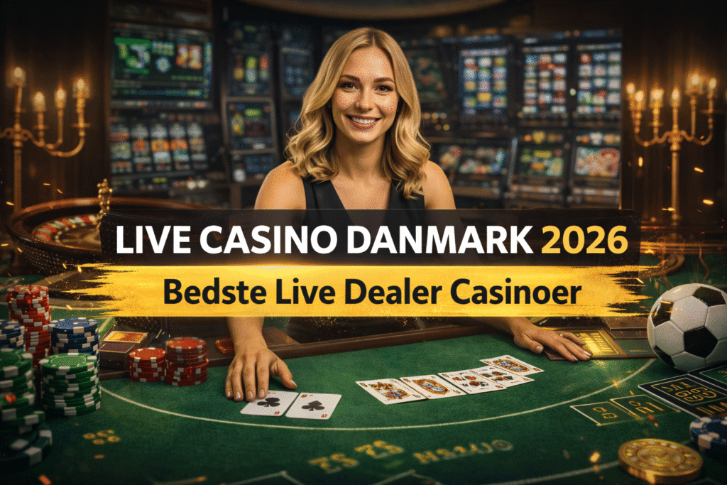 Live Casino Danmark 2026 – Bedste Live Dealer Casinoer