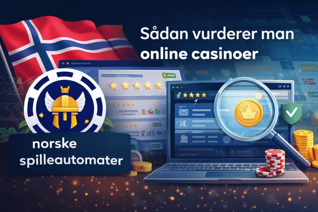 Sådan bedømmer du online casinoer